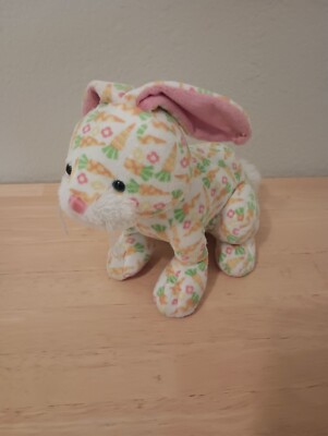 GANZ Webkinz Carrots Bunny Plush Stuffed Animal 9  Toy HM754 RARE (B24)