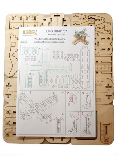 Airplane Building Berth 1/72, 1/48, 1/32, 1/144 LMG BB-01 For plastic models - Picture 14 of 24