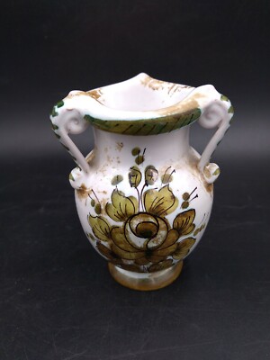 Vintage Wolin Pottery Vase 4 in tall