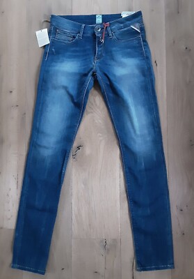 Damen REPLAY JEANS HOSE W28 L32 LUZ Skinny NEU mit Edikett