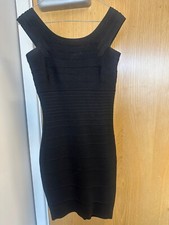 Forever Unique Black Bodycon Dress , Size 8