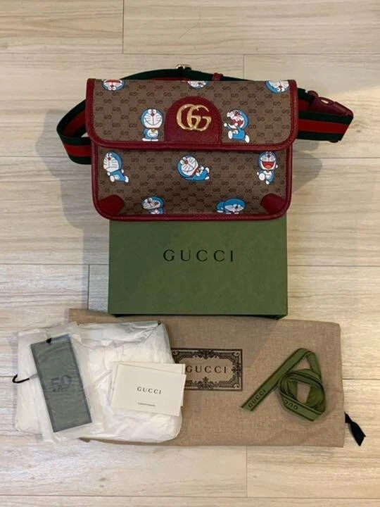 Gucci doraemon belt bag sale