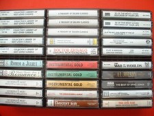 Vintage-Lot of 30 Cassette Tapes-Classic, Popular, Melodies, Movies, Nonsense,