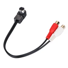 AMZ AUX Cable For JVC Sony Alpine Headunit Jlink To Aux Input RCA Adapter KS-U57