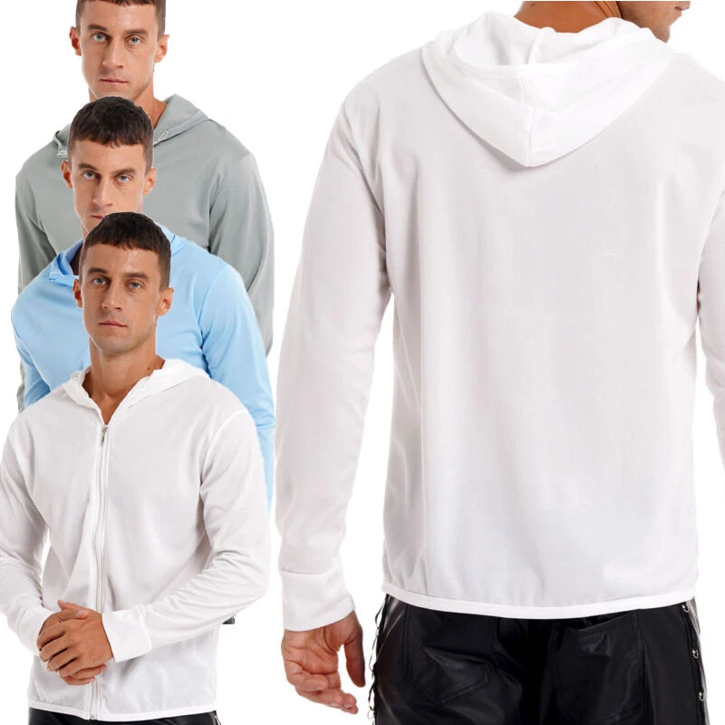 Men UPF 50+ Sun Skin Protection T-Shirt Hoodies Long Sleeve Outdoor Fishing AU
Opens in a new window