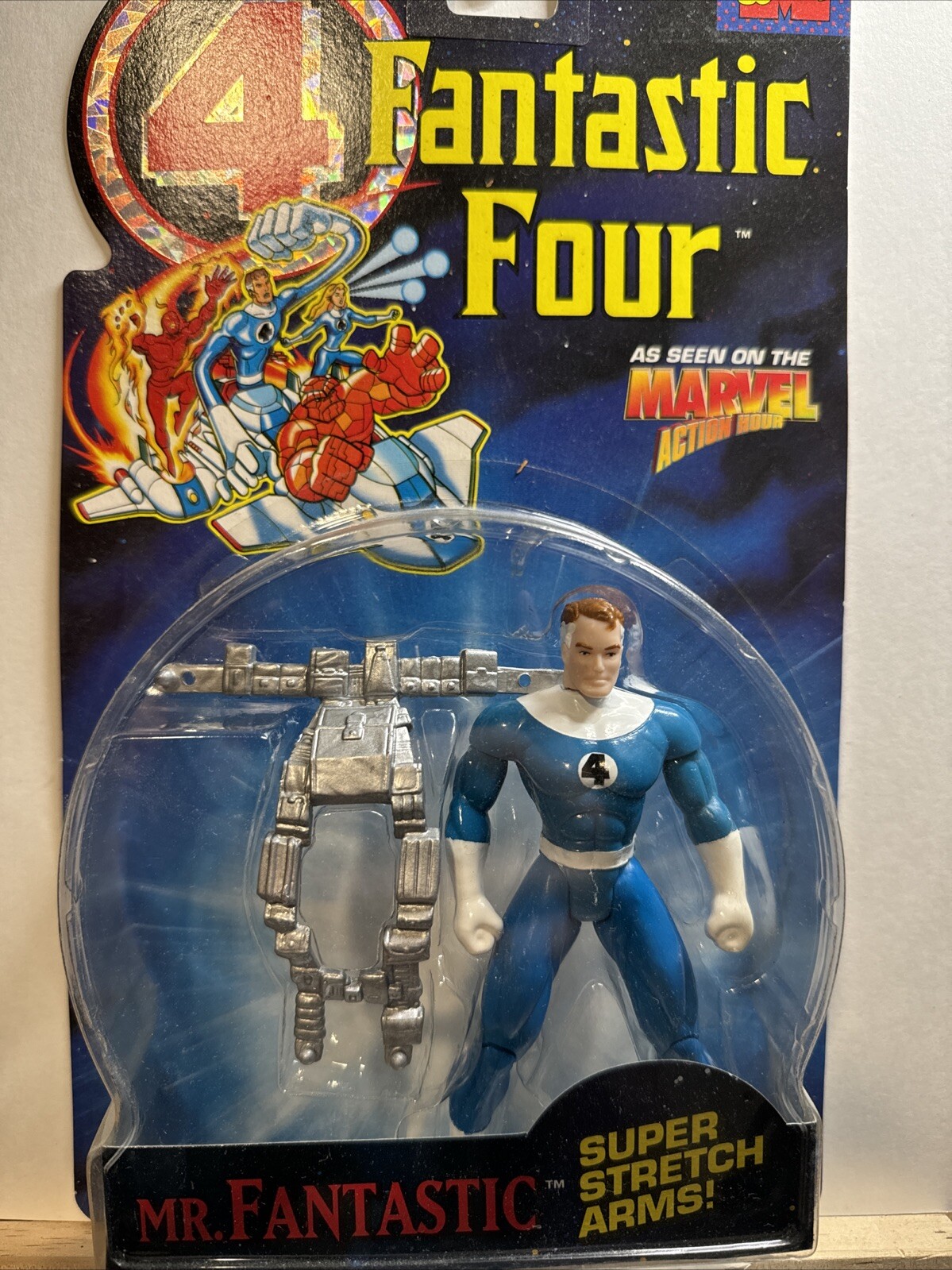 Vintage 1994 TOY BIZ Fantastic Four MR. FANTASTIC Action Figure MARVEL