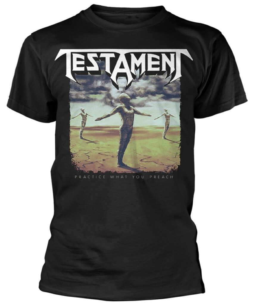 Testament Practice What You Preach Black T-Shirt NEW OFFICIAL | eBay
