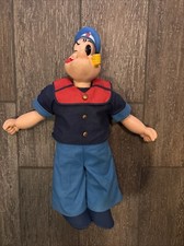 Vintage Popeye the Sailor Man Doll 16" King Feature 1979 Clothes Uneeda 31695