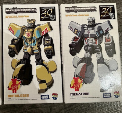 Genuine Takara Tomy Transformer G1 BEARBRICK BUMBLEBEE+MEGATRON BE