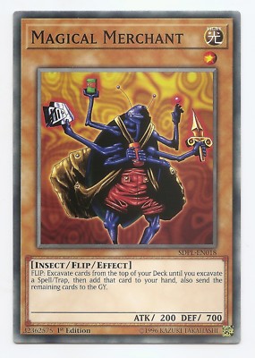 Magischer Kaufmann SDPL-DE018 Common Yu-Gi-Oh Karte Englisch 1. Auflage Neu