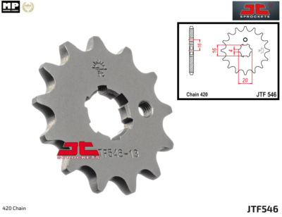 Pignon De Sortie Sunstar 15 Dents Pour Kawasaki KX 500 (1983-1986) – Neuf Sous Emballage