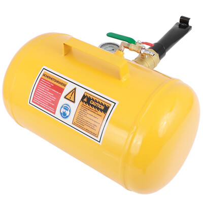 5 Gallon Air Tire Bead Seater Blaster Tool - Inflator For Truck, ATV, SUV - Yellow Steel Tank, 145 PSI Max