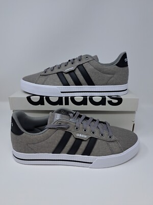 Adidas Daily 3.0 Mens 11 Gray Canvas Skateing Shoes Sneakers  display picture 1