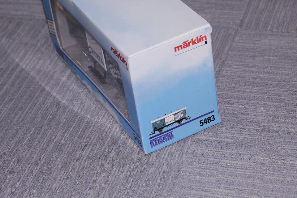 Märklín Maxi 5483 Box Car Metal Model Green Vivil Marklin - Image 4 of 4