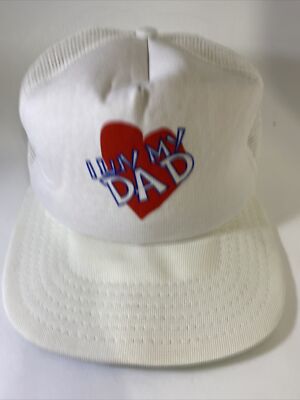 I Luv My Dad USA Mesh Snapback Hat Cap