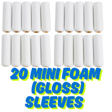 20 x mini foam roller paint sleeves 4 inch