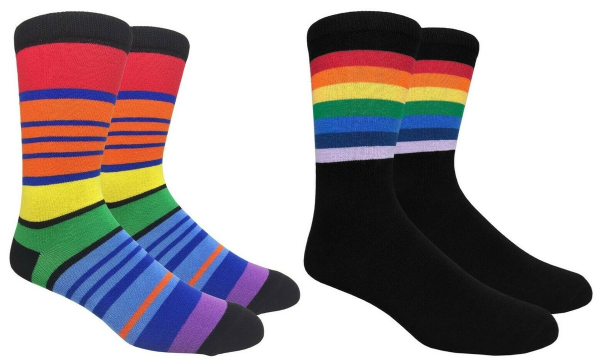 Men Rainbow Striped Print Brief Pride | SHEIN A