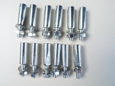 12 Kurbelkeile 9,5mm lange Fläche lose Stahl Tretkurbel Fahrradersatzteile#41404