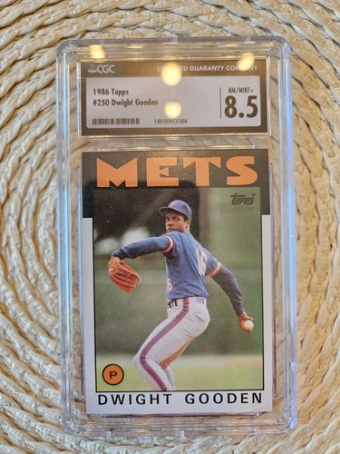 1986 Topps - #250 Dwight Gooden CGC 8.5 NM/MINT+