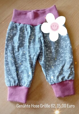 Genähte Hose Größe 62 NEU