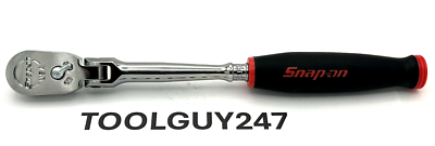 #ad SNAP ON TOOLS USA 1 4quot; Drive RED Soft Grip Long Flex Ratchet THLF72 NEW $169.95