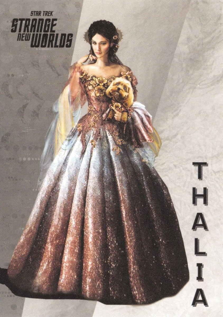 strange formal dresses Star Trek New Worlds (2023) COSTUME DESIGN INSERT CD16 / PRINCESS THALIA size-5xl9-10yrs