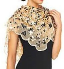 Joan Rivers Lavish Luxury Sequin Scarf~A226776~Choice of Colors 