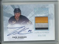 2010-11-ZACK KASSIAN SP AUTHENTIC FW LIMITED AUTO PATCH #028/100- NM-MT