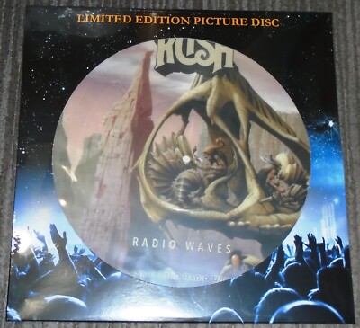 Rush - Picture Disk Album - Radio Waves - New Unopened