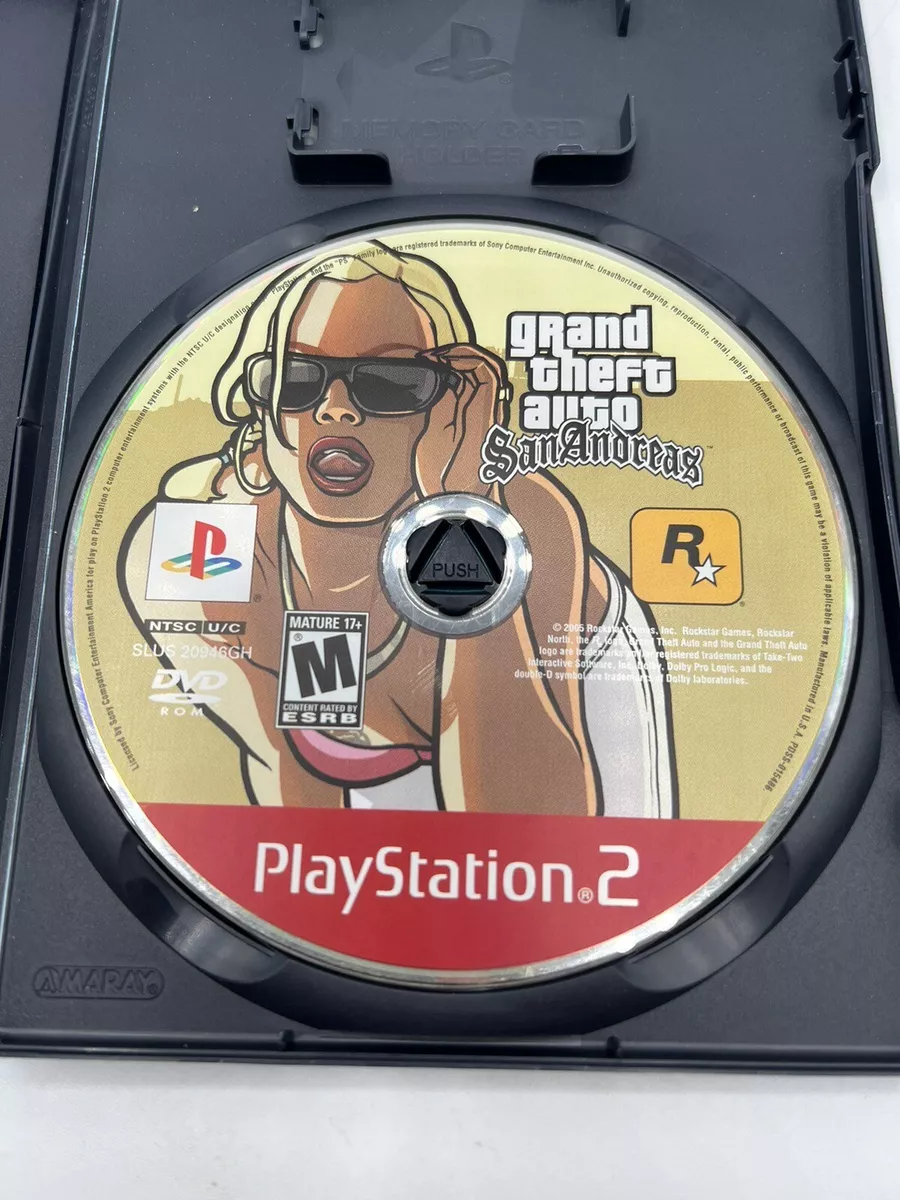 Grand Theft Auto San Andreas - PS2 (disc only)