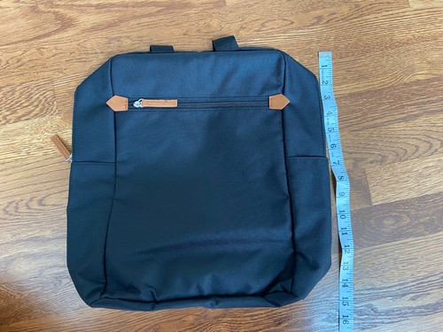 NWT DSW Exclusive Large Canvas Backpack Black Beige - New - 第 5/6 張圖片