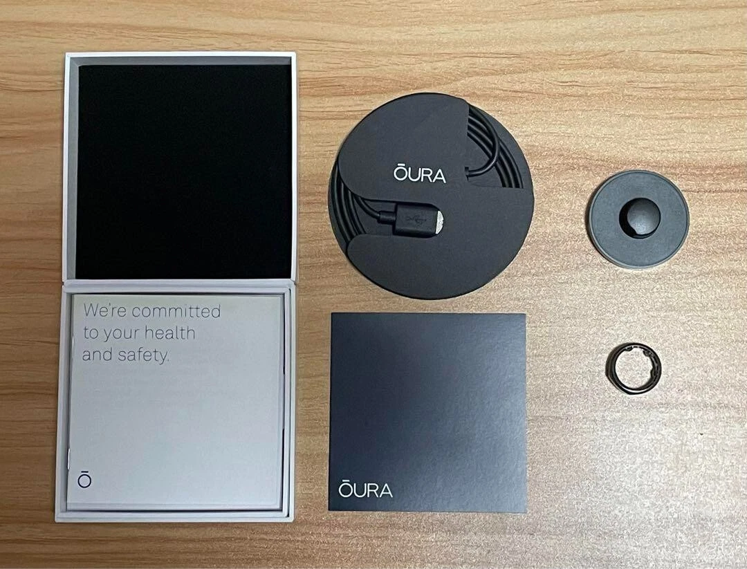 Oura Ring Gen 3 - Smart Ring Black - Heritage Black Size US9 - used