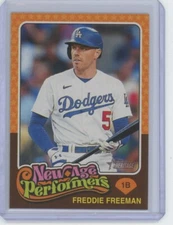 Freddie Freeman New Age Performers 2024 Topps Heritage #NAP-7 Los Angeles