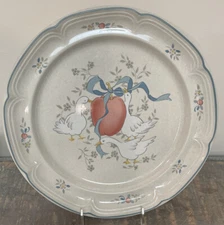 International China Co Marmalade 12" Chop Plate Round Platter Stoneware Japan