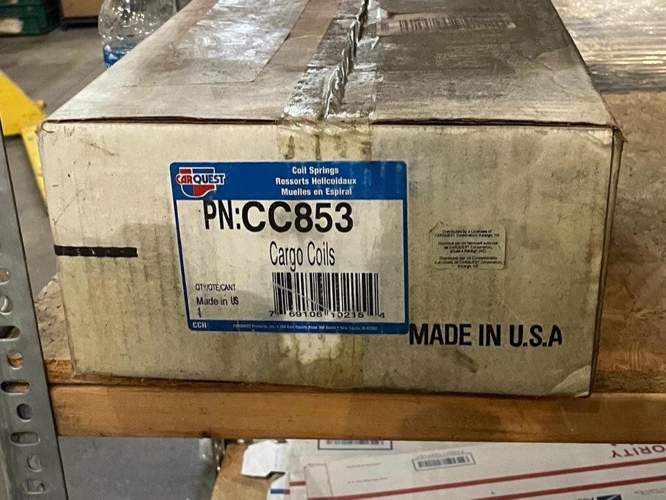 CC853 Carquest USA Rear Cargo Coil Springs For 91-96 Escort Tracer 91-98 Protege - Image 2 of 4