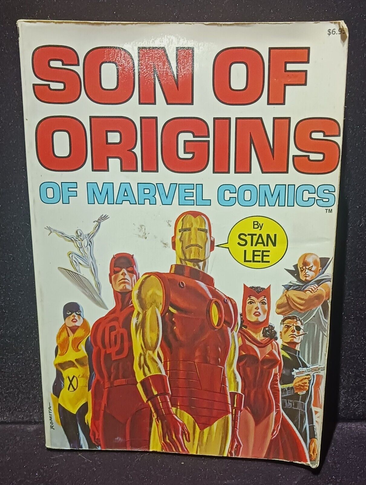 SON OF ORIGINS of Marvel Comics Paperback Book 1975