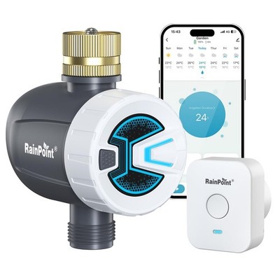 RAINPOINT WiFi Water Timer, Sprinkler Timer for Garden Hose, Smart Automatic ...