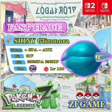✨6IV SHINY Glimmora + EVS 🚀 POKEMON LEGENDS ZA✨Online delivery⚡ALPHA