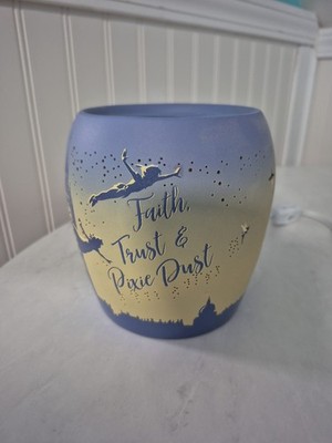 Scentsy/Disney -Tinker Bell Wax Warmer/Faith,Trust, & Pixie Dust/NO GLASS LID