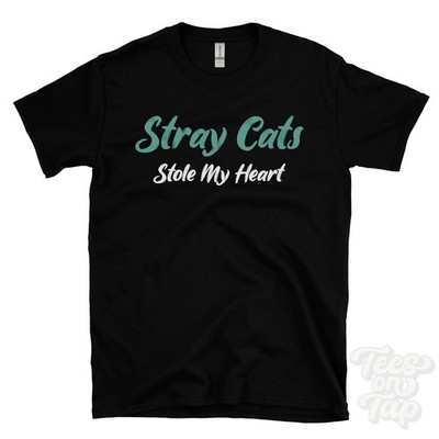 STRAY CATS STOLE MY HEART T-SHIRT Katzenrettung | Katzenadoption