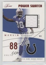 2004 Flair Power Swatch Red /150 Marvin Harrison #PS-MH HOF