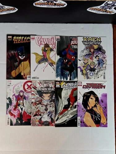 🔑 PEACH MOMOKO #1's *8 Variant Lot High Grade Cmbn Ship Gambit Spider-Man X-men