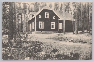 Sjukhuset Bergvik Krankenhaus Waldszene Schweden 1910er Nahlin