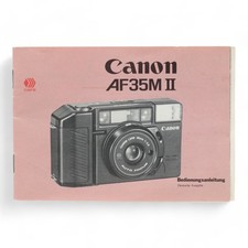 User Manual Description Canon AF35M 2 AF 35M