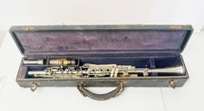 A. Fontaine Silver Plated Clarinet w/ Case Mouthpiece Ligature Vintage