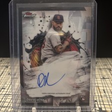 2024 Topps Finest DREW ROM RC Auto Finest Autographed On Card Cardinals
