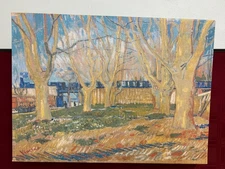 VINCENT VAN GOGH Canvas Print "Le Train Bleu" The Blue Train Ready to Hang 14x19