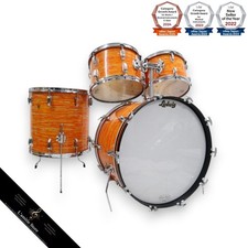 Batteria Ludwig BigBeat 22 12 13 16 mod arancione vintage anni 60 usata