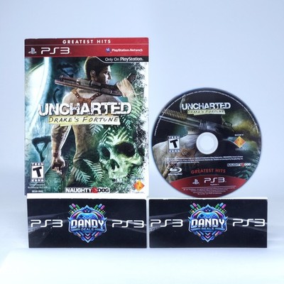 Uncharted Drake's Fortune PS3 W/ Cardboard Sleeve Case - PlayStation 3