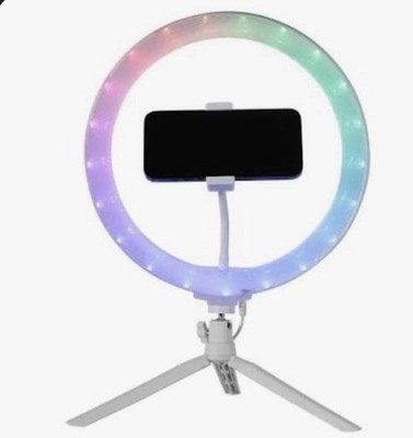 Vivitar Creator Series 12'' Dual Sided Full Color Light Ring W/ Tripod & Cradle 